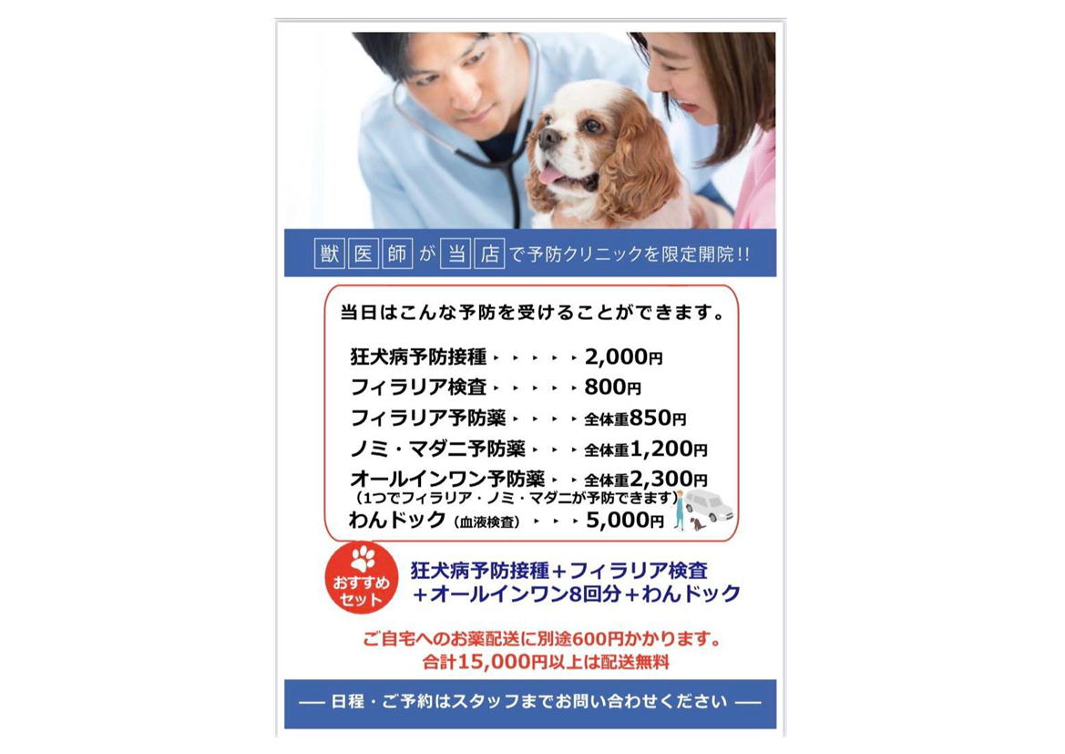【ドックズパレスよりお知らせ】